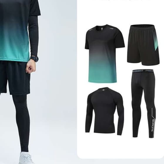 ランニングウェア グラデーションランニングセット