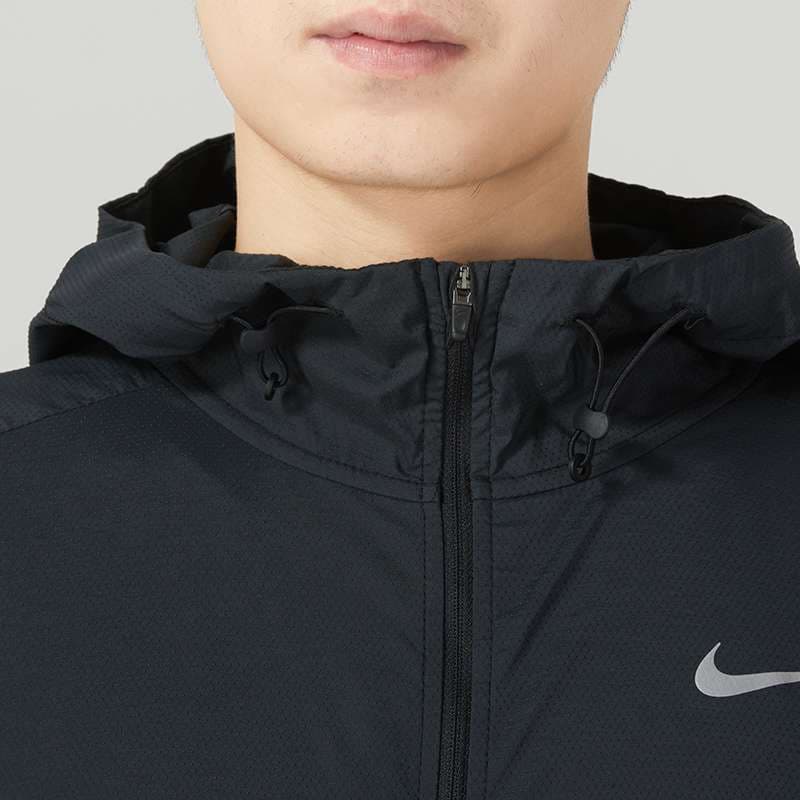 ランニングウェア 軽量フード付きスポーツジャケット