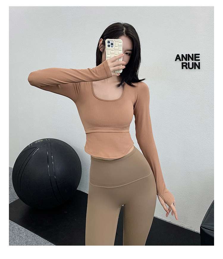 ランニングウェア 女性用フィットネスウェア上下セット