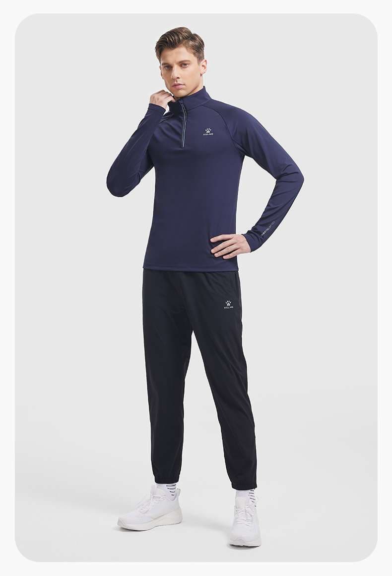 ランニングウェア ランナー向け速乾ジップアップシャツ