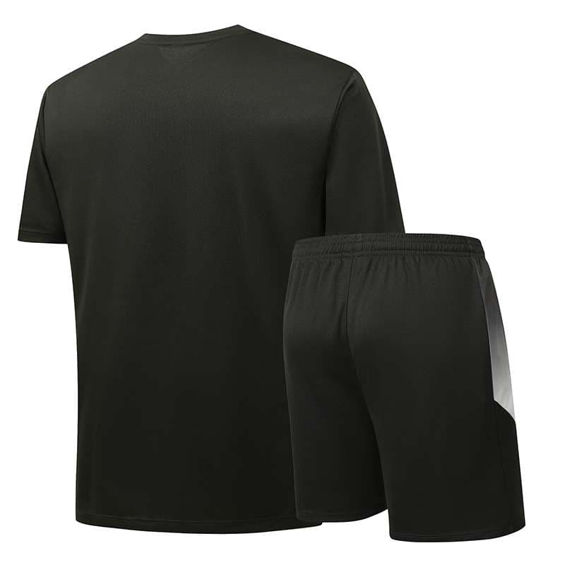 ランニングウェア グラデーション切替メッシュランニングセット