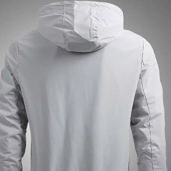ランニングウェア フード付き軽量防風ジャケット